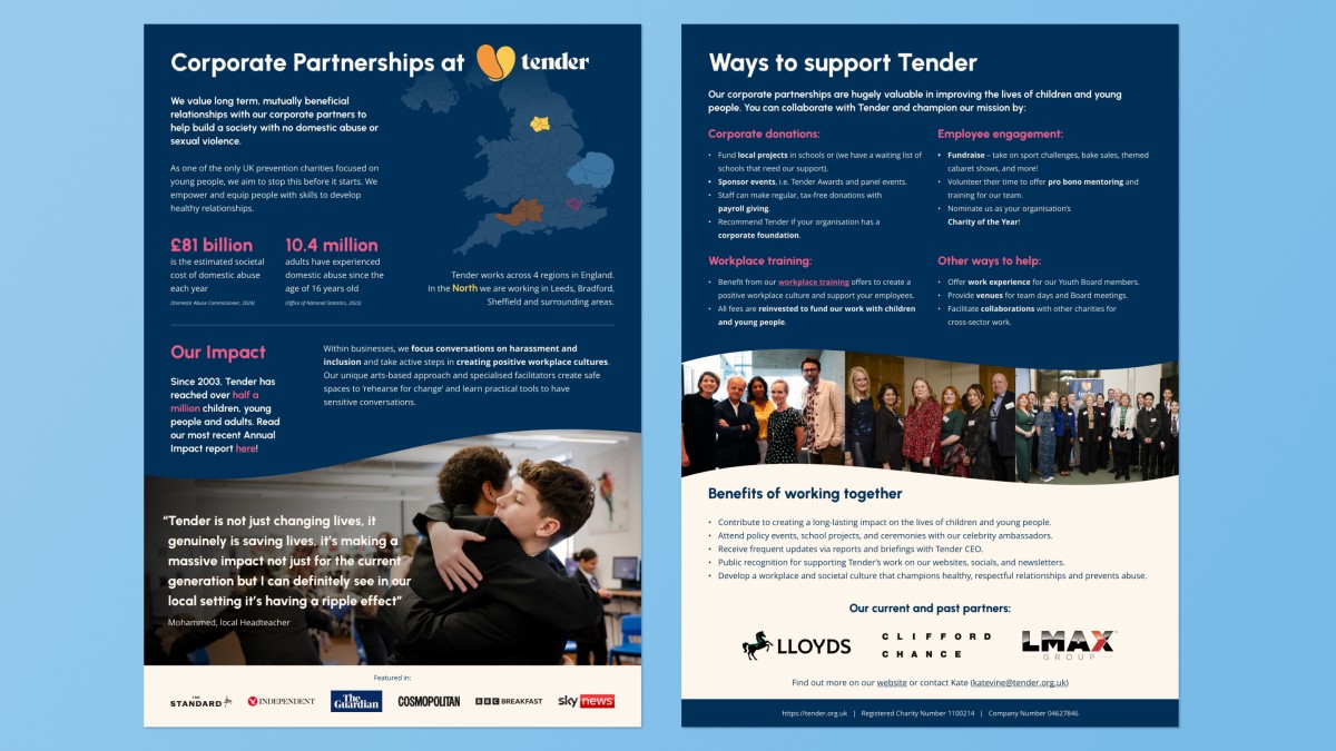 Corporate Partnerships Flyer